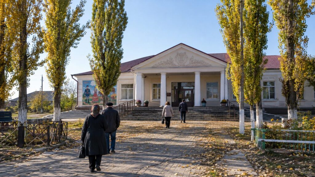 Дом культуры в кубанской станице